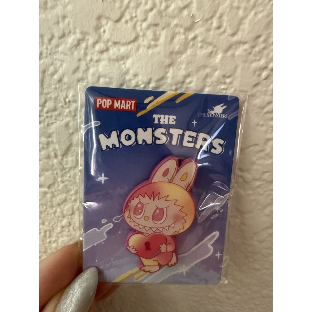 Pop Mart The Monsters Labubu Big Into Energy Series Badge Pin RARE - Loyalty
